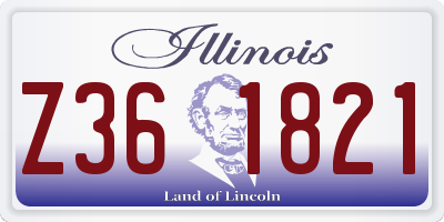 IL license plate Z361821
