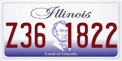 IL license plate Z361822