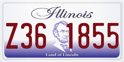 IL license plate Z361855