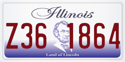 IL license plate Z361864