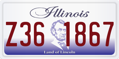 IL license plate Z361867