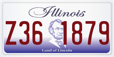 IL license plate Z361879
