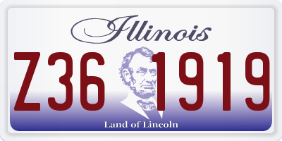 IL license plate Z361919