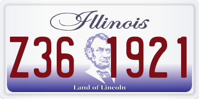 IL license plate Z361921