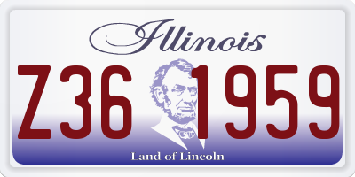 IL license plate Z361959