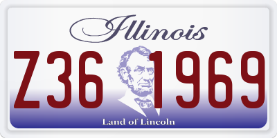 IL license plate Z361969
