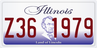 IL license plate Z361979