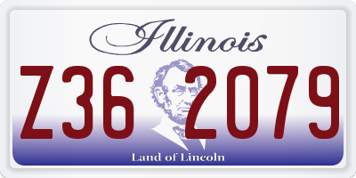 IL license plate Z362079