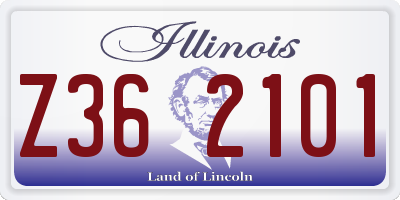 IL license plate Z362101