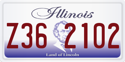 IL license plate Z362102
