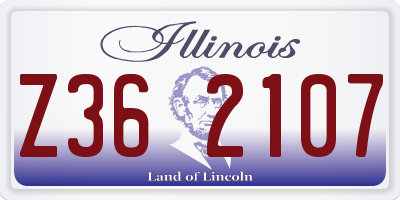 IL license plate Z362107