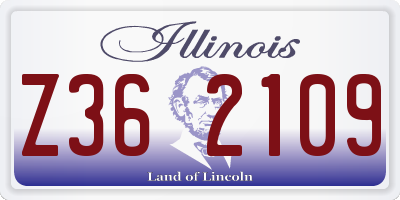 IL license plate Z362109