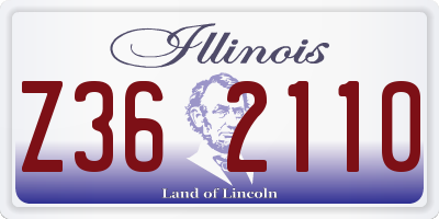IL license plate Z362110