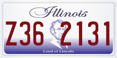 IL license plate Z362131