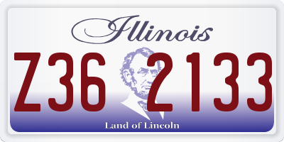 IL license plate Z362133