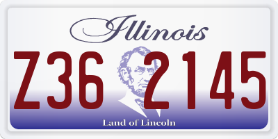 IL license plate Z362145