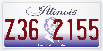 IL license plate Z362155