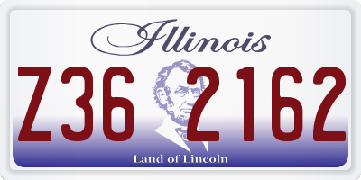 IL license plate Z362162