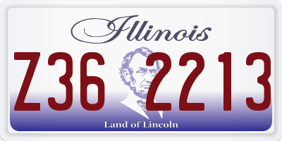 IL license plate Z362213