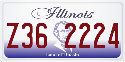 IL license plate Z362224
