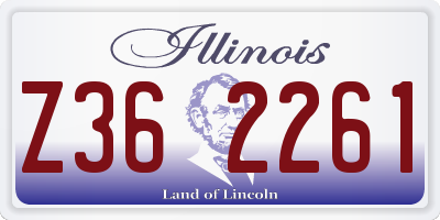 IL license plate Z362261