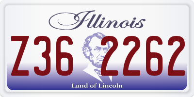 IL license plate Z362262