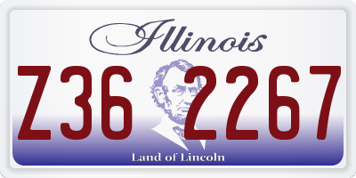 IL license plate Z362267