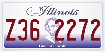 IL license plate Z362272