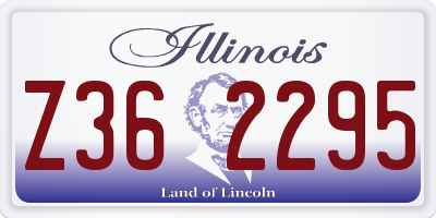 IL license plate Z362295