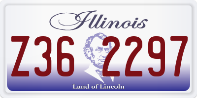 IL license plate Z362297