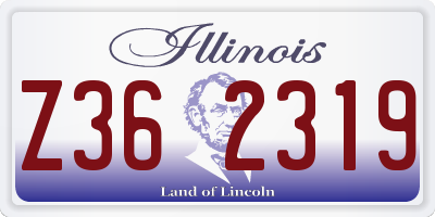 IL license plate Z362319