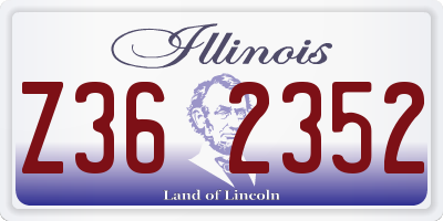 IL license plate Z362352