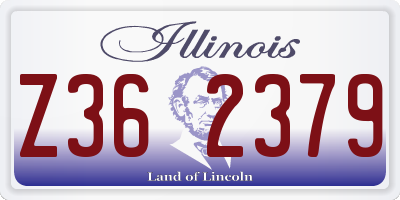 IL license plate Z362379