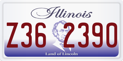 IL license plate Z362390