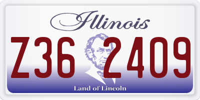 IL license plate Z362409