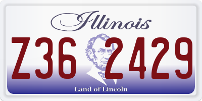 IL license plate Z362429