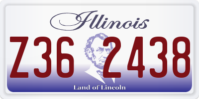 IL license plate Z362438