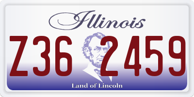 IL license plate Z362459
