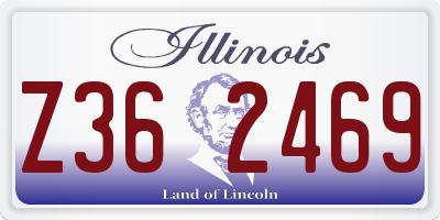 IL license plate Z362469