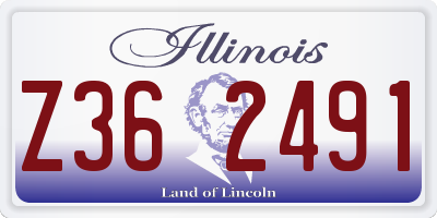 IL license plate Z362491