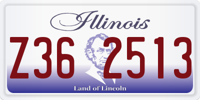 IL license plate Z362513
