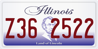 IL license plate Z362522