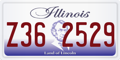 IL license plate Z362529
