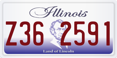 IL license plate Z362591