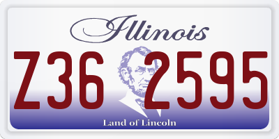 IL license plate Z362595