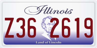 IL license plate Z362619