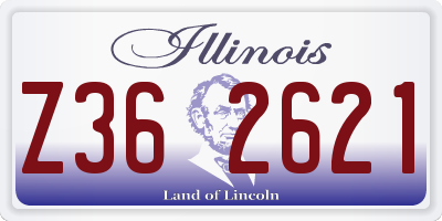 IL license plate Z362621