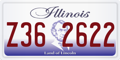 IL license plate Z362622