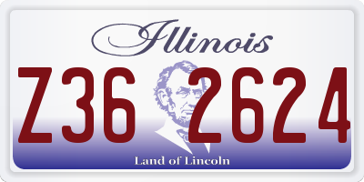 IL license plate Z362624