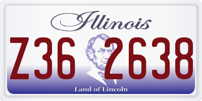 IL license plate Z362638